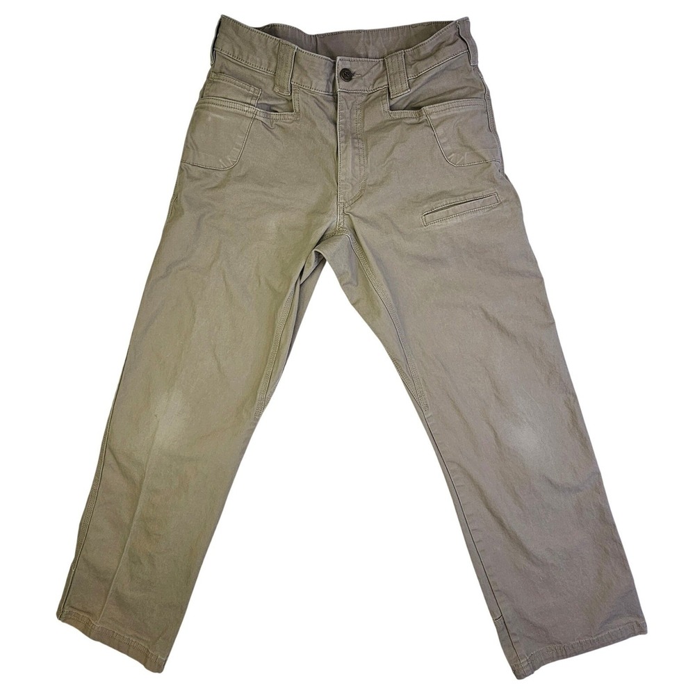 Noble Outfitters Mens Canvas Work Pants 30x30 Tan Khaki Straight Utility 18425